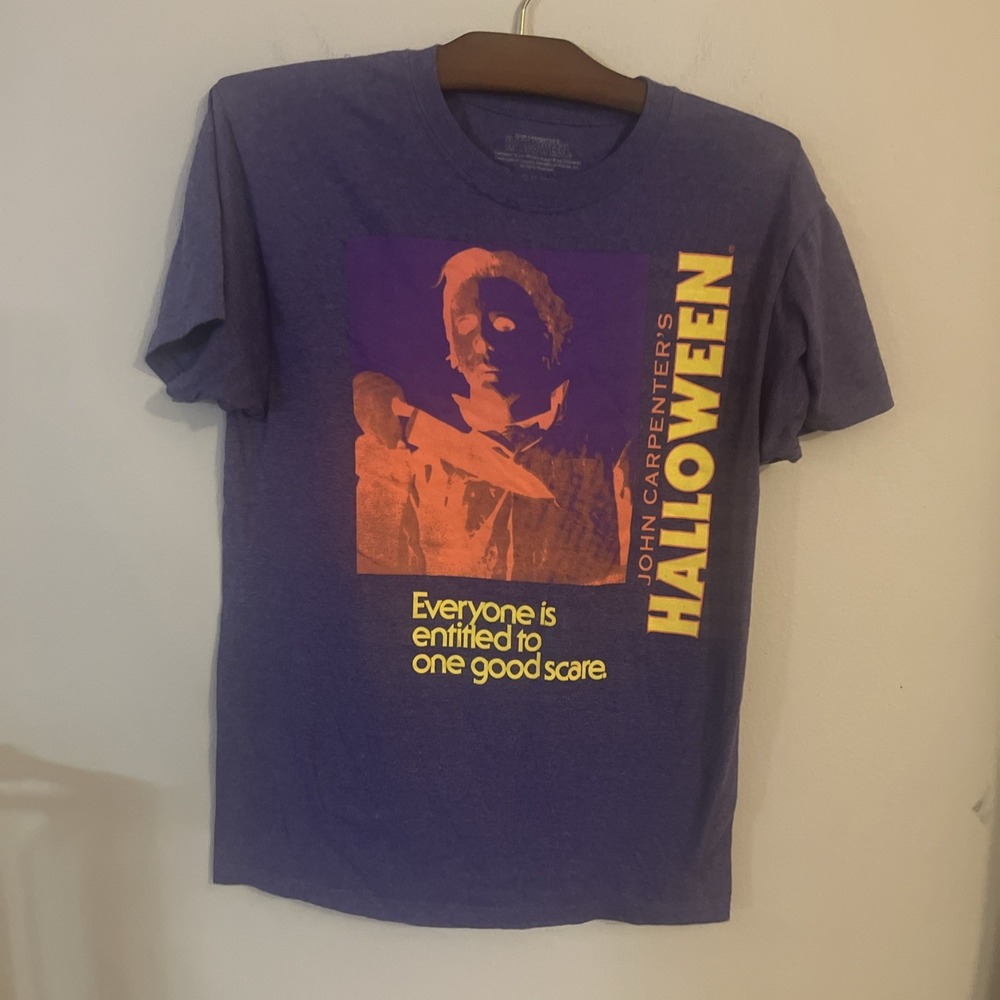 JOHN CARPENTER'S HALLOWEEN (2021) Official Men's Horror Movie T-Shirt Size Small